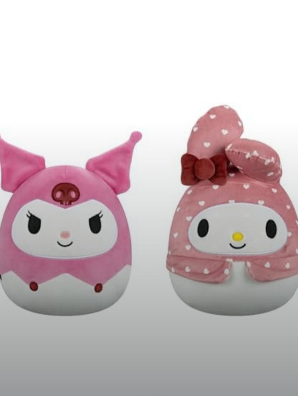 Squishmallows-"My Melody & Kuromi" Plush Duo 🩷